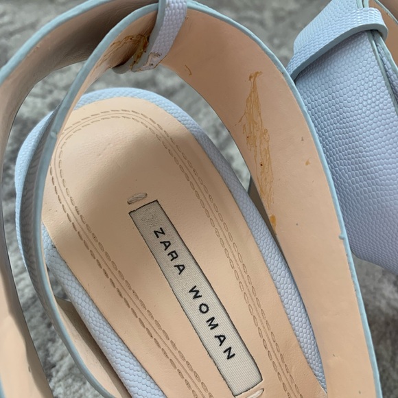 Zara blue kitten heels - Picture 5 of 6